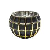 Świecznik witrażowy Kare Design CORDOBA B&G SQUARE