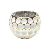 Świecznik witrażowy Kare Design CORDOBA W&G DOTS