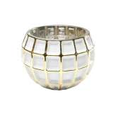 Świecznik witrażowy Kare Design CORDOBA W&G SQUARE