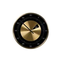 Stalowy zegar ścienny Kare Design CUT NUMBERS