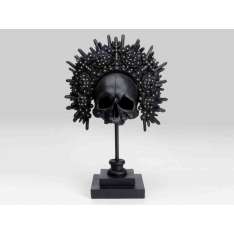 Rzeźba z polyresin Kare Design KING SKULL