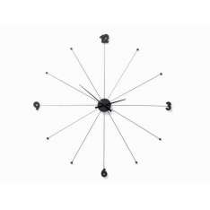 Stalowy zegar ścienny Kare Design LIKE UMBRELLA BLACK