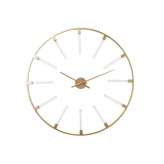 Zegar naścienny z malowanej proszkowo stali Kare Design VISIBLE STICKS