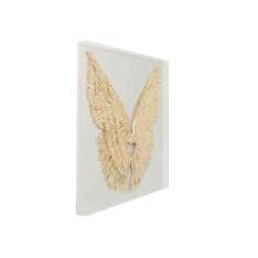 Element dekoracyjny z płyty MDF Kare Design WINGS GOLD WHITE