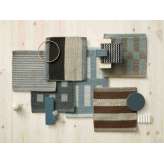 Dywanik wełniany o geometrycznych kształtach Kasthall ARKAD