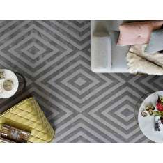 Dywanik wełniany o geometrycznych kształtach Kasthall VELVET STELLA