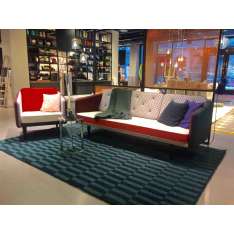 Dywanik wełniany o geometrycznych kształtach Kasthall VELVET STRADA