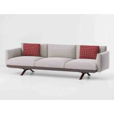 3-osobowa sofa ogrodowa z tkaniny Kettal Boma
