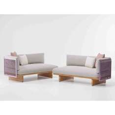 Modułowa sofa ogrodowa z tkaniny Kettal Mesh