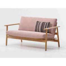 Dwuosobowa sofa ogrodowa z tkaniny Kettal Riva