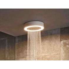 Okrągła głowica prysznicowa z wbudowanym oświetleniem Keuco Royal Midas