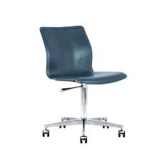 Skórzany fotel biurowy Cuoietto z podstawą 5-Spoke na kółkach Kleos BB641.19