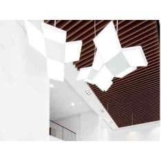 Metalowe panele sufitowe z efektem drewna Knauf Ceiling Solutions Knauf Armstrong EFFECTS ON METAL