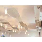 Obłoki sufitu akustycznego z malowanej proszkowo stali Knauf Ceiling Solutions Knauf Armstrong METAL CANOPY