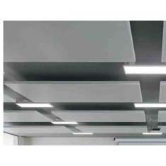 Metalowe chmury do sufitów akustycznych Knauf Ceiling Solutions Knauf Armstrong METAL EASY CANOPY