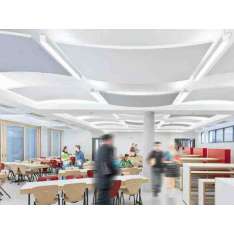 Akustyczne chmury sufitowe Knauf Ceiling Solutions THERMATEX® Sonic arc