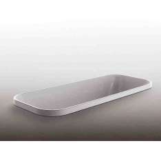 Wbudowana prostokątna wanna z metakrylanu Kos by Zucchetti Geo