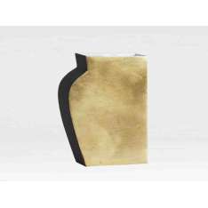 Ręcznie wykonany wazon z gliny Kose GOLD LEAF