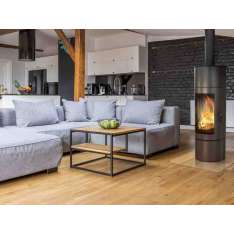 Stalowy piec opalany drewnem Kratki ANTARES