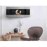 Wbudowany kominek na bioetanol Kratki DELTA 2 HORIZONTAL