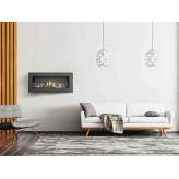 Wbudowany kominek na bioetanol Kratki DELTA 2 SLIM