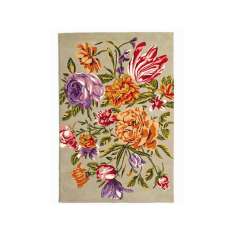 Ręcznie wykonany dywan z wełny i wiskozy z motywem kwiatowym Kuatro CUSTOM FLOWERS 2