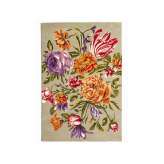 Ręcznie wykonany dywan z wełny i wiskozy z motywem kwiatowym Kuatro CUSTOM FLOWERS 2