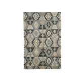 Wzorzysty, ręcznie robiony prostokątny dywan z juty, wełny i bawełny Kuatro DIAMONDS DR-288-C