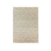 Ręcznie wykonany prostokątny dywanik wełniany o geometrycznych kształtach Kuatro GEOMY ROMBOS