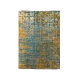 Ręcznie robiony prostokątny dywanik z jedwabiu bambusowego i bawełny Kuatro MOSS