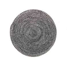 Ręcznie wykonany okrągły dywanik bawełniany Kuatro SPIKE