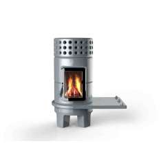 Piec ceramiczny opalany drewnem La Castellamonte ROUNDStack SIDE