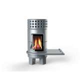 Piec ceramiczny opalany drewnem La Castellamonte ROUNDStack SIDE
