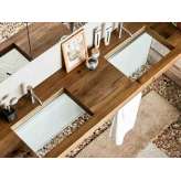 Umywalka z wbudowanym blatem Lago DEPTH WILDWOOD 0481