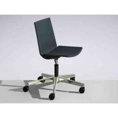 Obrotowe krzesło biurowe z podstawą 5-Spoke na kółkach Lamm Hl³