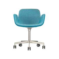 Krzesło biurowe z tkaniny z podstawą 5-Spoke na kółkach Lapalma Pass