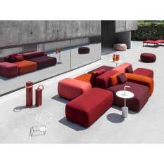 Modułowa sofa ogrodowa z tkaniny Lapalma Plus Outdoor