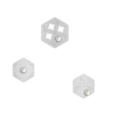 Ścienny wieszak na ubrania z płyty MDF LAS KIT-315