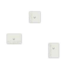 Ścienny wieszak na ubrania z płyty MDF LAS KIT-471-M1