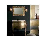 Stojąca szafka pod umywalkę z szufladami w kolorze złotym Lasa Idea Bellagio 4