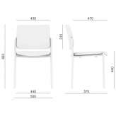 Krzesło treningowe z tkaniny LD Seating Conference 155