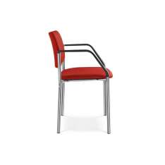 Krzesło treningowe z tkaniny z podłokietnikami LD Seating Conference 155 BR