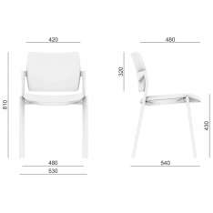 Tapicerowane krzesło treningowe LD Seating Dream 110-N1