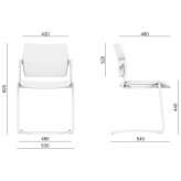 Tapicerowane krzesło treningowe LD Seating Dream 130-Z-N4