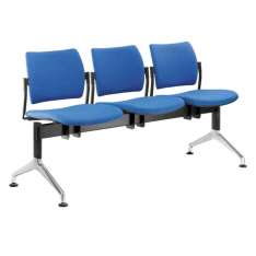 Wolnostojące siedzenia z belką z tkaniny LD Seating Dream 140-3-N1