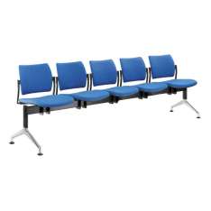 Wolnostojące siedzenia z belką z tkaniny LD Seating Dream 140-5-N1