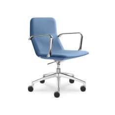 Krzesło biurowe z podstawą 5-Spoke z podłokietnikami LD Seating Flexi CHL-BR-F50