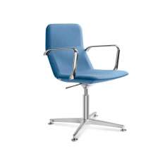 Krzesło biurowe z regulacją wysokości i podłokietnikami LD Seating Flexi CHL-BR-F60
