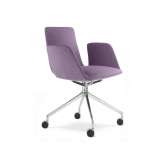Krzesło biurowe na kozłach z tkaniny na kółkach LD Seating Harmony Modern 870-F75