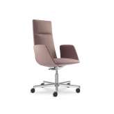 Obrotowy fotel biurowy z tkaniny z podstawą 5-Spoke LD Seating Harmony Modern 880-F37